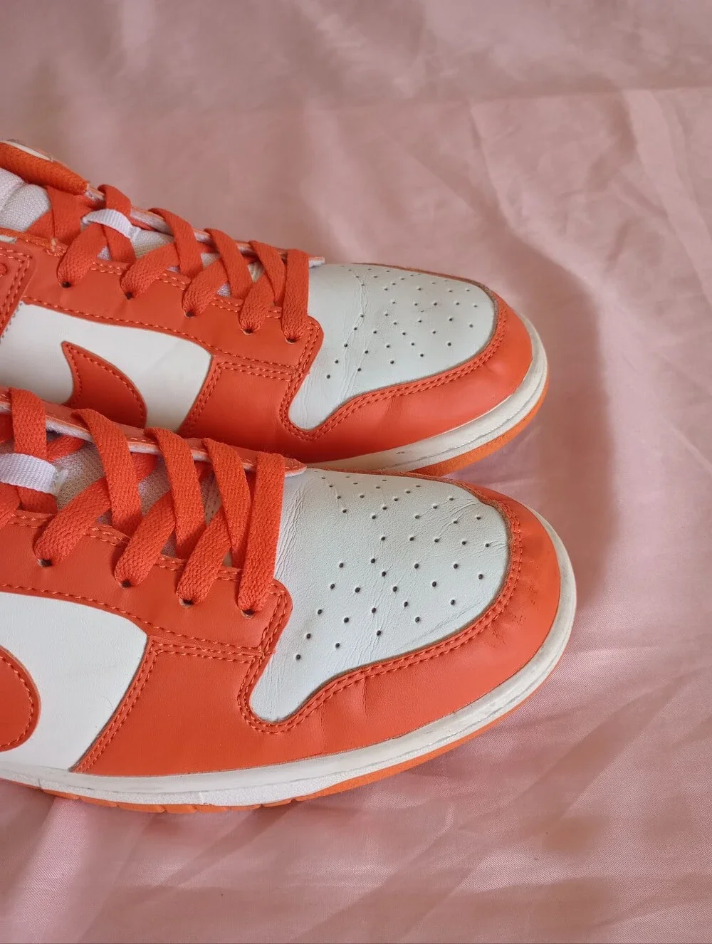 Size 12 - Men’s Nike Dunk Low Syracuse Orange White CU1726-101 Sneaker